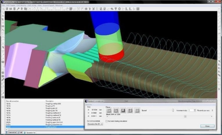 High dynamic machining of small engine blades: go-Mill 350